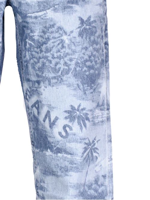 Jeans Mom affusolati a vita altissima con stampa hawaiana TOMMY HILFIGER | DW0DW175631A5